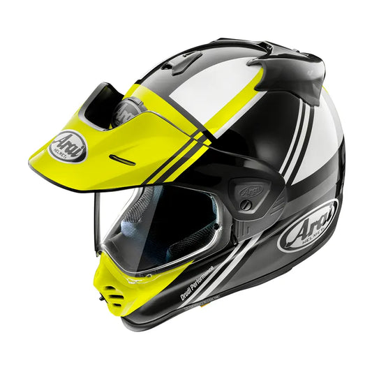 Casque ARAI TOUR-X5 Cosmic jaune fluo