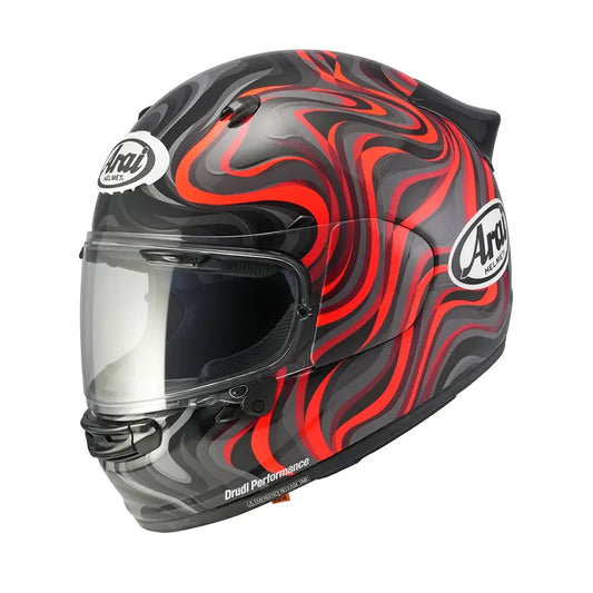 Casque ARAI QUANTIC SWIRL rouge