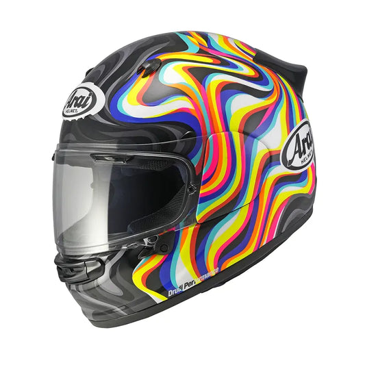 Casque ARAI QUANTIC SWIRL blanc