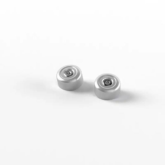 Embout de Guidon Aluminium Clair 