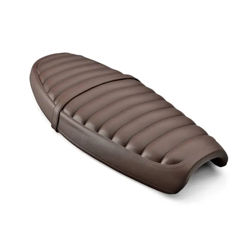 Selle Biplace à Côtes Marron 