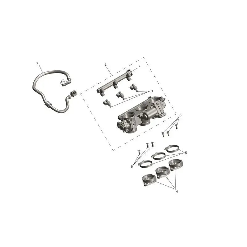 Accélérateur et Rampe d'Injection Daytona 660 VIN à partir de CM3407