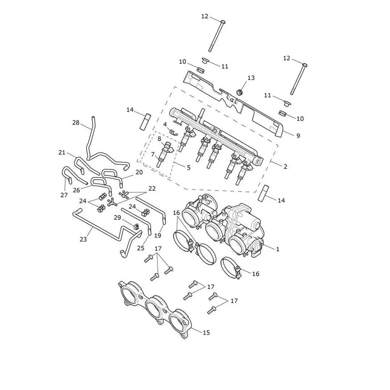 Accélérateur et Rampe d'Injection Rocket 3 Storm GT Micro-Fiche