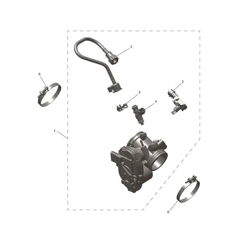 Accélérateur et Rampe d'Injection Scrambler 400 X Micro-Fiche