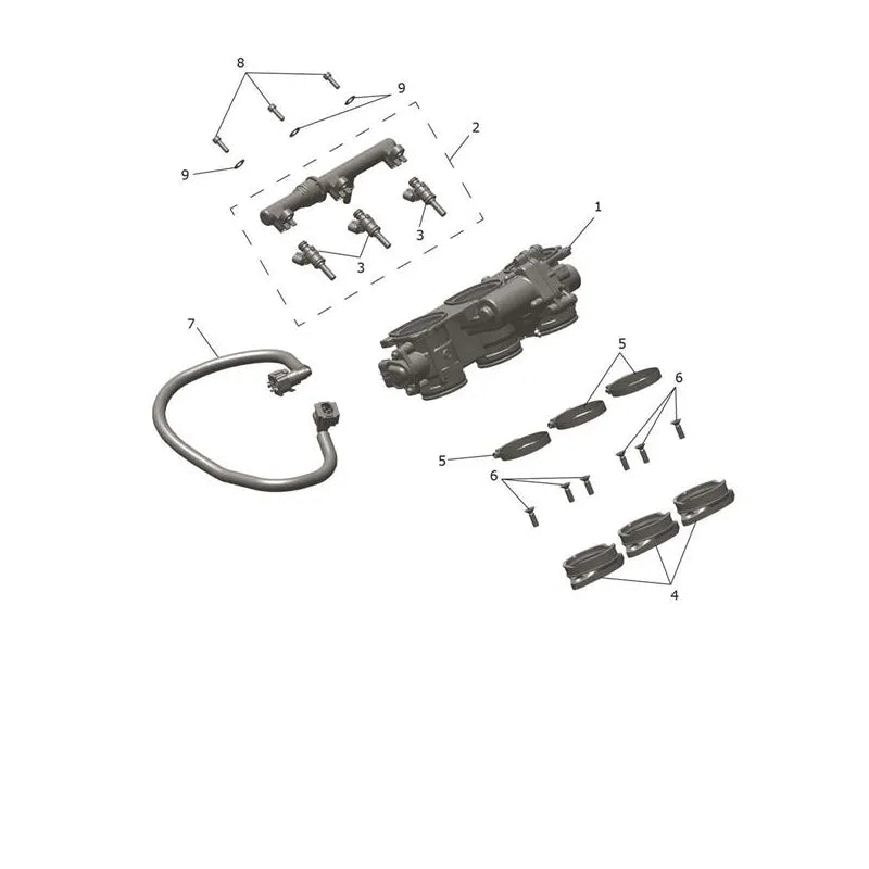 Accélérateur et Rampe d'Injection Trident 800 Micro-Fiche