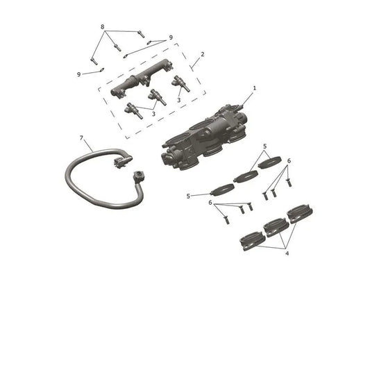 Accélérateur et Rampe d'Injection Trident 800 Micro-Fiche