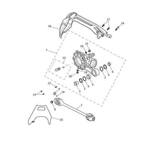 Arbre de transmission Tiger 1200 Desert Micro-Fiche