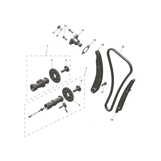 Arbres à Cames Scrambler 400 XC Micro-Fiche