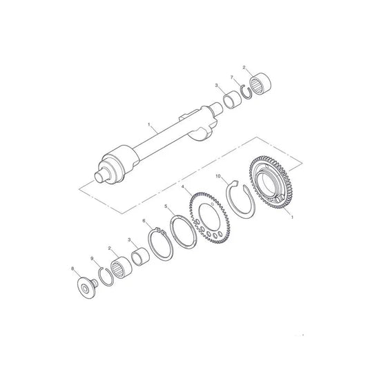 Balancier d'Équilibrage Tiger 1050 (VIN 287504 à 570058) Micro-Fiche