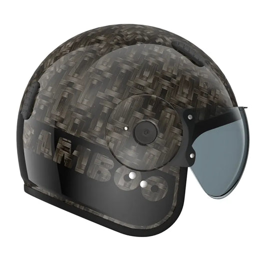 Casque Roof Bamboo Black Brillant T58
