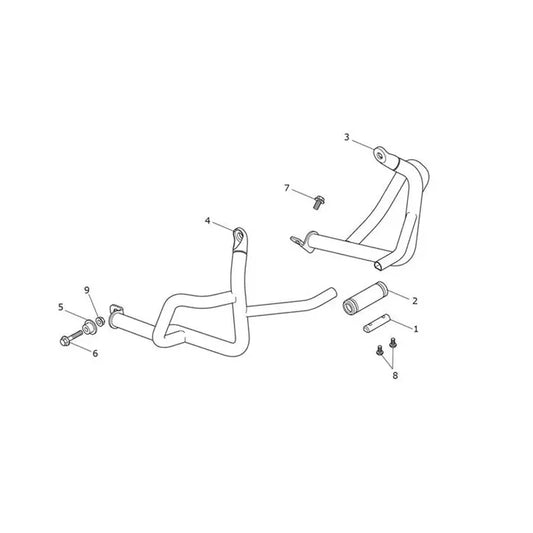 Barres de Protection Steve McQueen Edition Scrambler 1200 XE VIN AC8499 à BN8564 Micro-Fiche