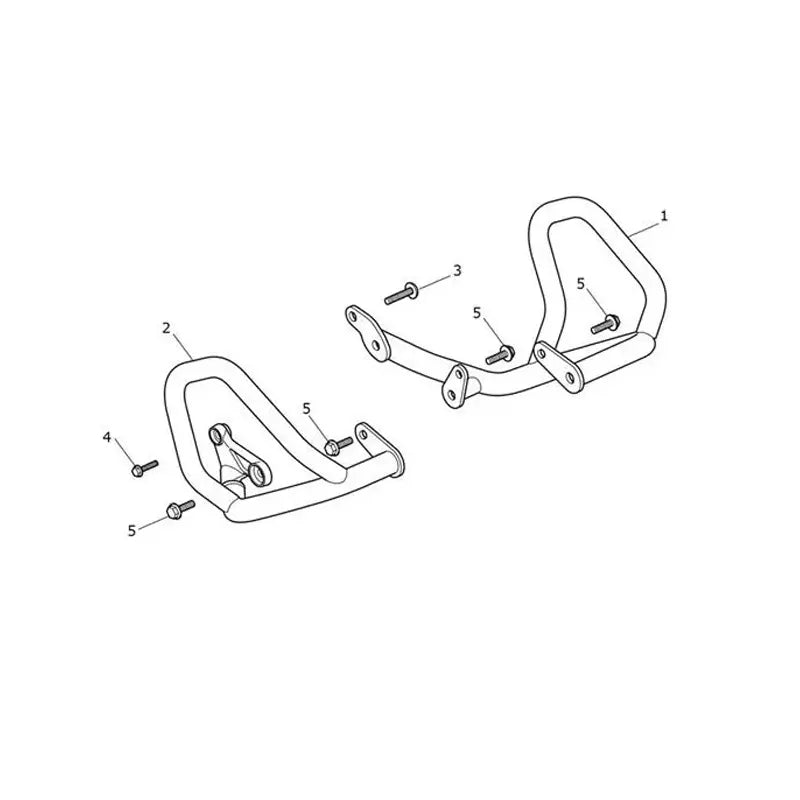 Barres de Protection Tiger 1200 Rally Pro Micro-Fiche