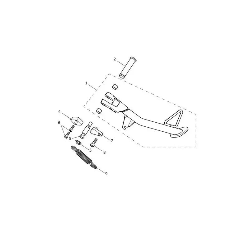Béquille Latérale Scrambler 1200 X Micro-Fiche