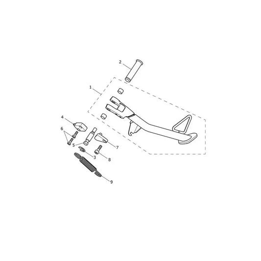 Béquille Latérale Scrambler 1200 X Micro-Fiche