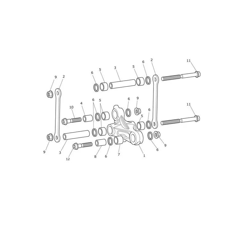 Biellette de Suspension Tiger 800 XC (VIN 674842 à 855531) Micro-Fiche