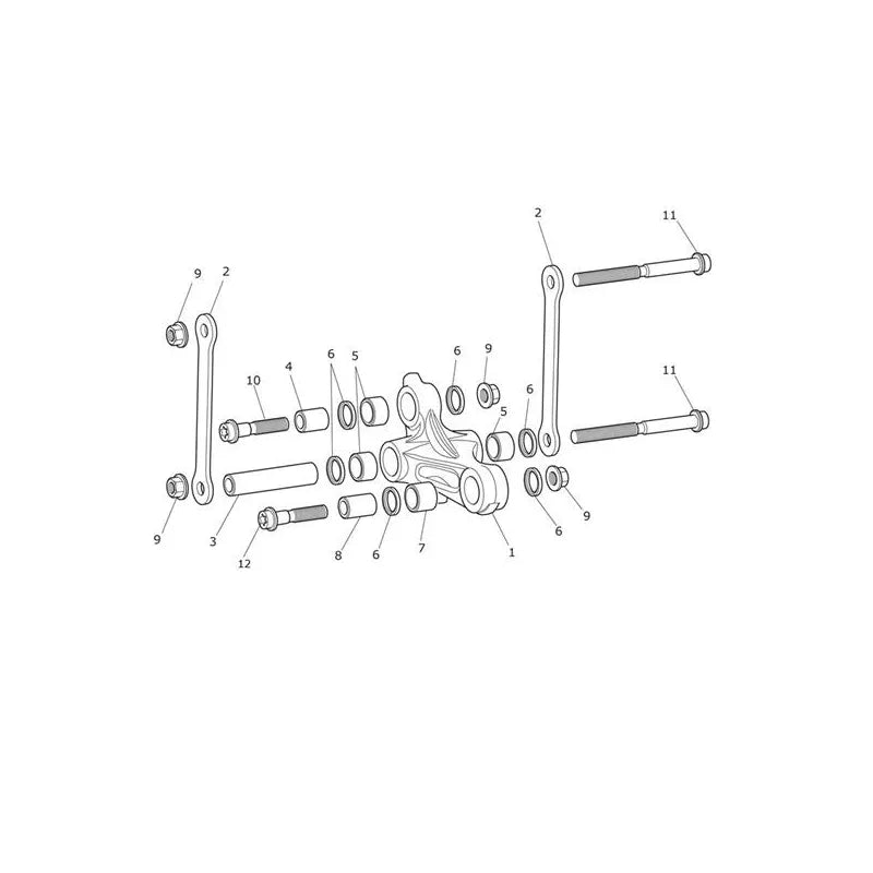 Biellette de Suspension Tiger 800 XRx (VIN à partir de 855532) Micro-Fiche