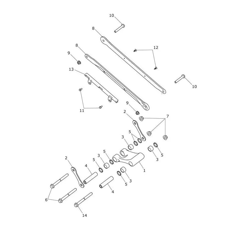 Biellette de Suspension Tiger Explorer XC (VIN jusqu’au 740276) Micro-Fiche