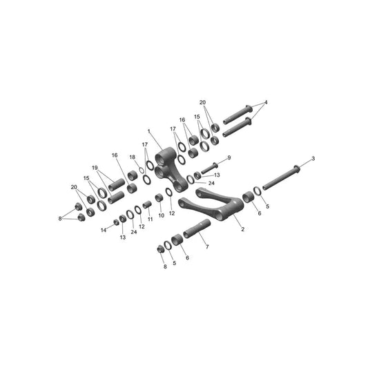 Biellettes de Suspension TF 250-X VIN à partir de CF3825 Micro-Fiche