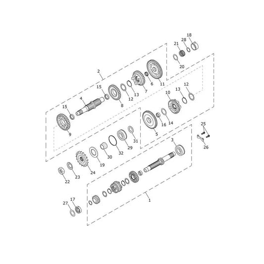 Boîte de Vitesses Bonneville T100 Black Micro-Fiche