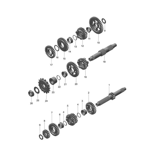 Boîte de Vitesses Scrambler 400 X Micro-Fiche