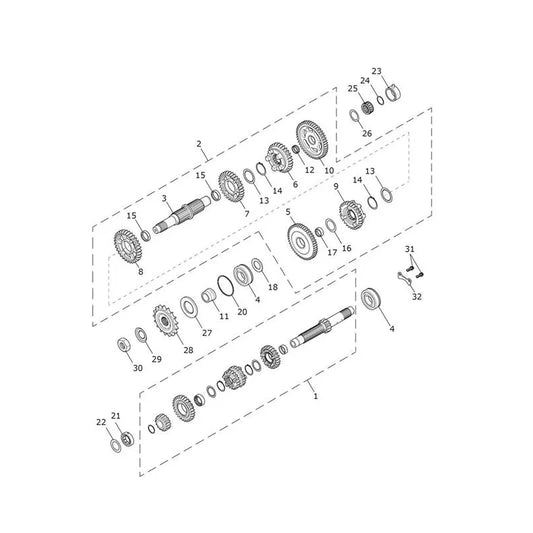 Boîte de Vitesses Speed Twin 1200 VIN AE2311 à CA0786 Micro-Fiche