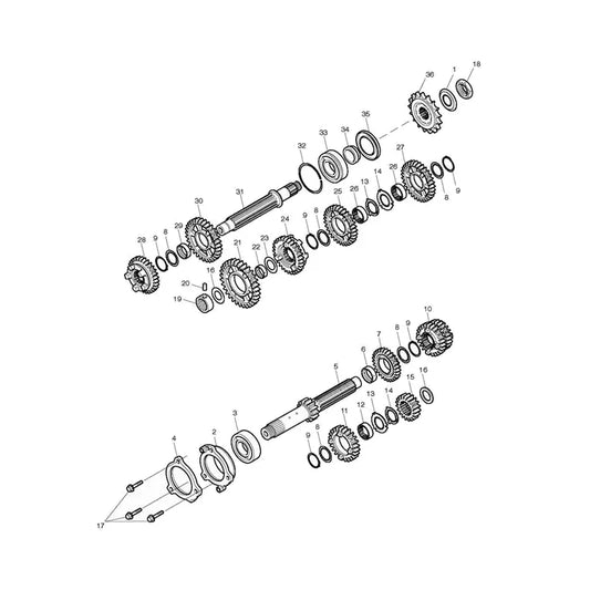 Boîte de Vitesses Street Triple 675R (VIN 560477 à 806645)