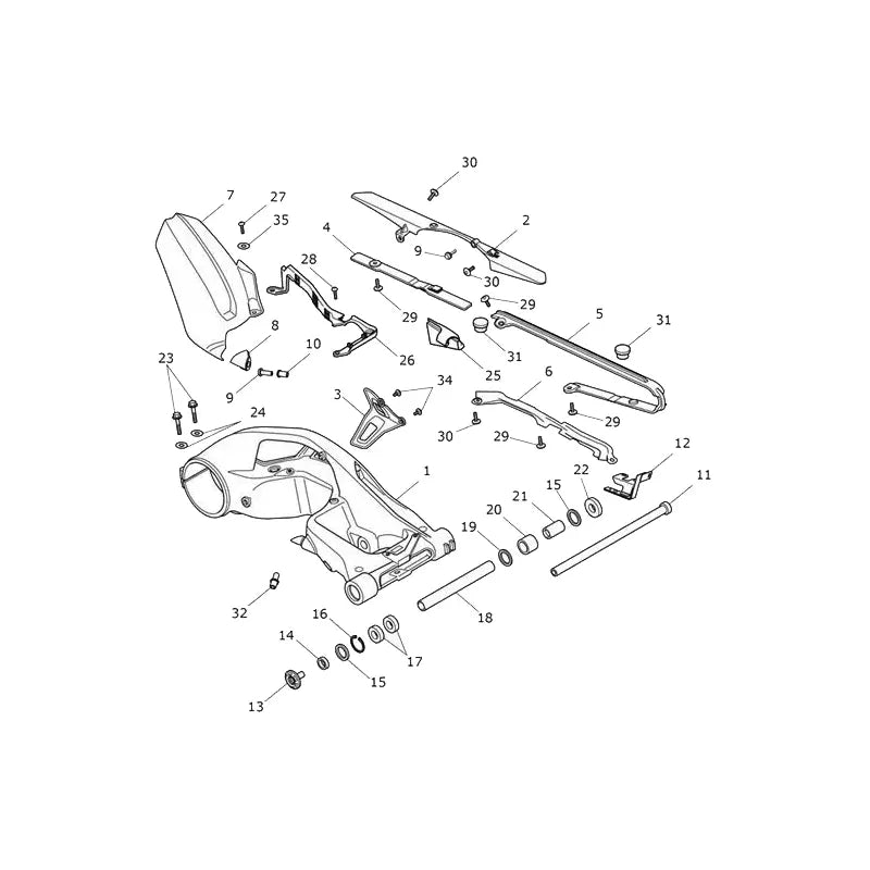 Bras Oscillant Speed Triple 1200 RR Micro-Fiche
