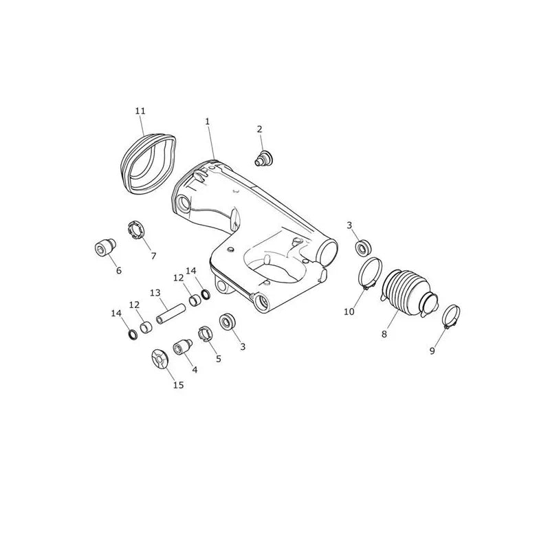 Bras Oscillant Tiger Explorer XC (VIN jusqu’au 740276) Micro-Fiche