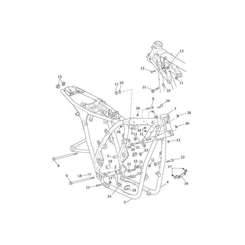 Cadre et Boucle Arrière Bonneville T120 Black VIN à partir de CM2828 Micro-Fiche