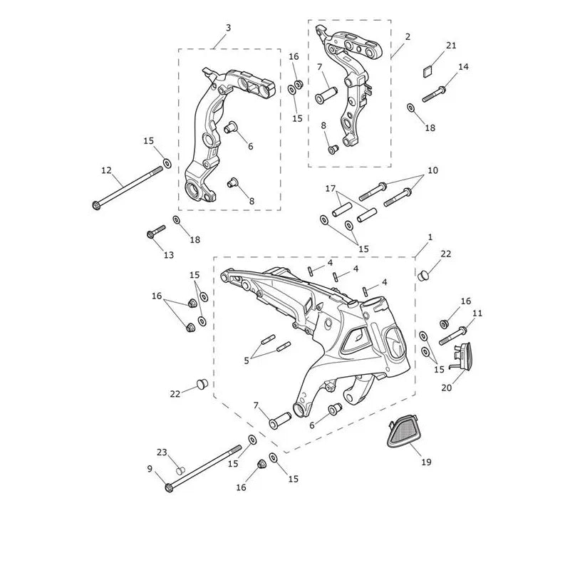 Cadre Principal Rocket 3 GT Micro-Fiche