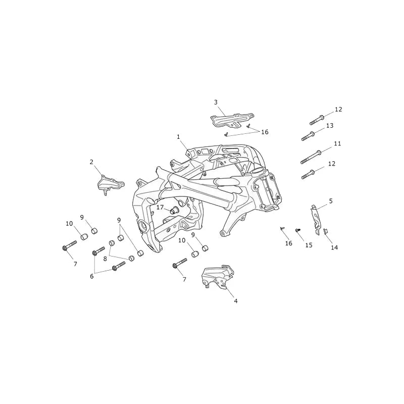 Cadre Principal Speed Triple 1200 RR Micro-Fiche