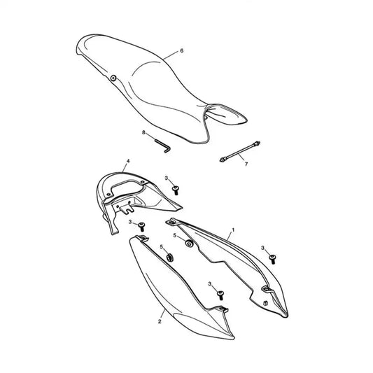 Carénages Arrière et Selle