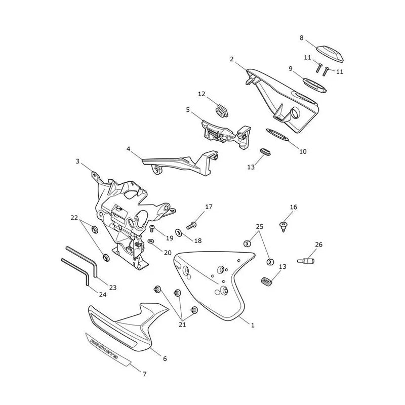 Carénages Latéraux Rocket 3 GT Micro-Fiche