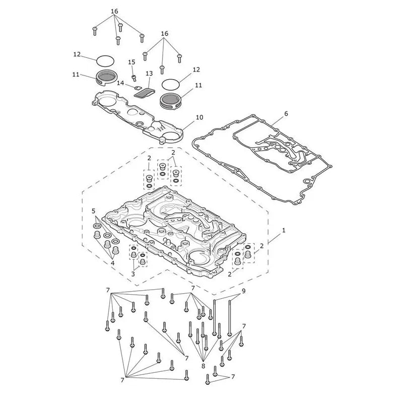 Carter d'Huile Rocket 3 R Micro-Fiche