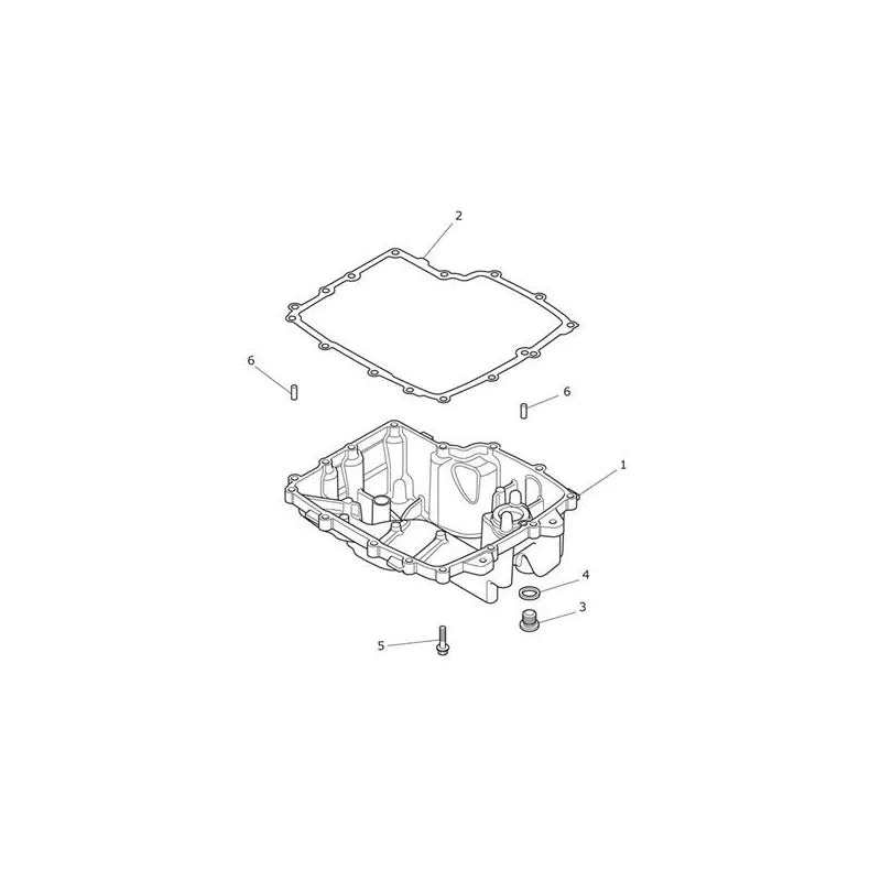 Carter d'Huile Tiger 800 XC (VIN jusqu'au 674841) Micro-Fiche