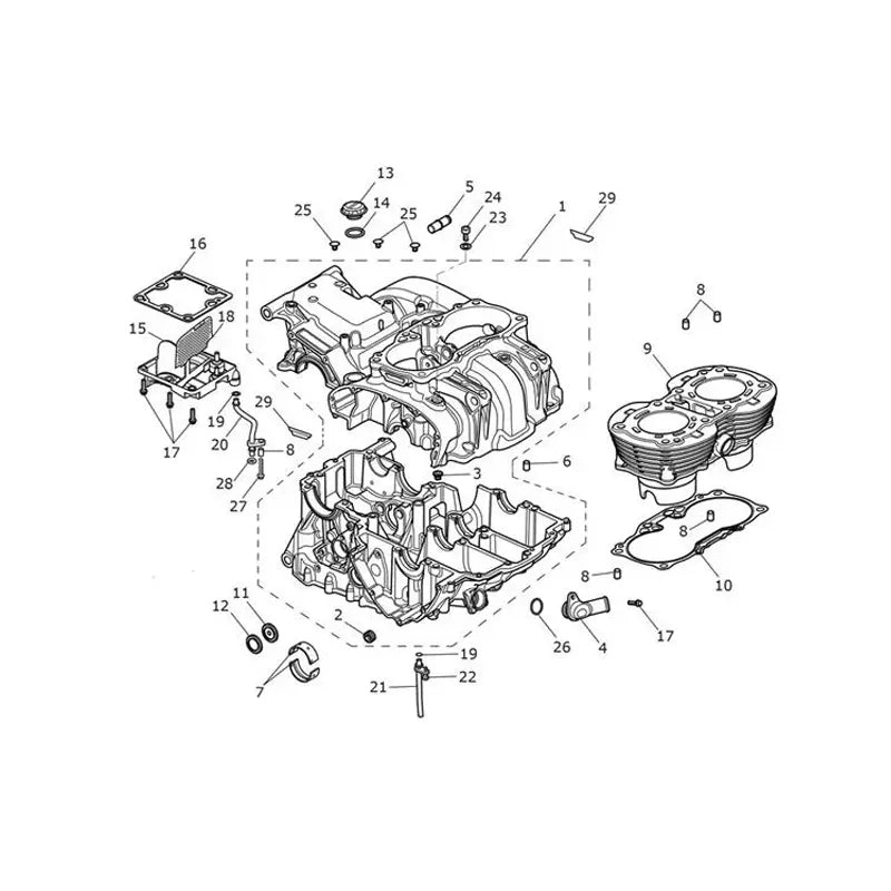 Carter Moteur et Pièces Scrambler 1200 XC VIN à partir de AE9098 Micro-Fiche