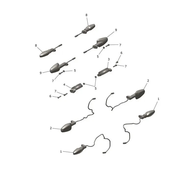Clignotants Scrambler 900 VIN à partir de CM9964 Micro-Fiche