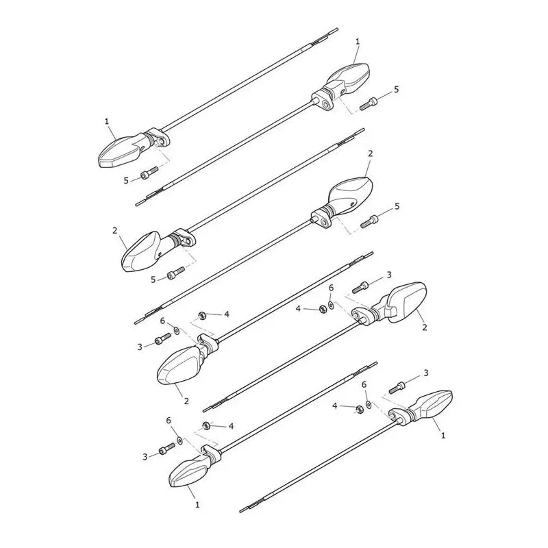 Clignotants Speed Triple 1200 RR Micro-Fiche