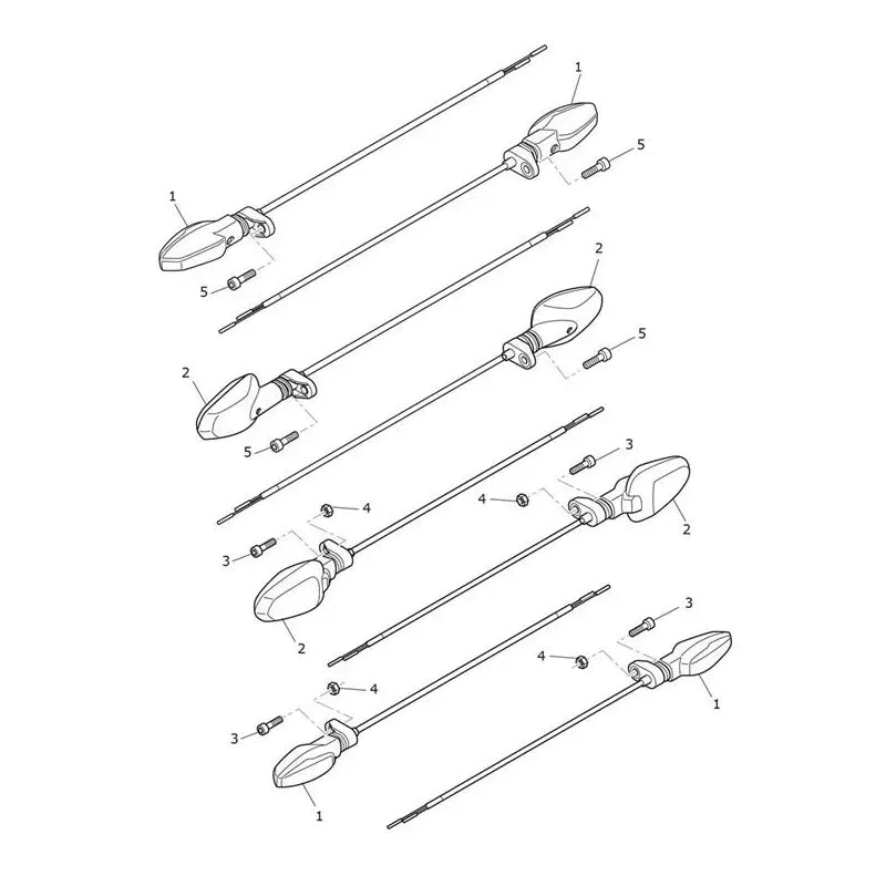 Clignotants Speed Triple 1200 RX Micro-Fiche