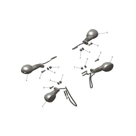 Clignotants TF 250-E Micro-Fiche