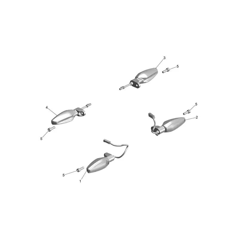 Clignotants Thruxton 400 Micro-Fiche