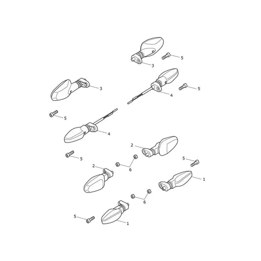 Clignotants Tiger Sport 800 Tour Micro-Fiche