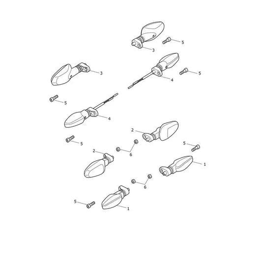 Clignotants Tiger Sport 800 Micro-Fiche
