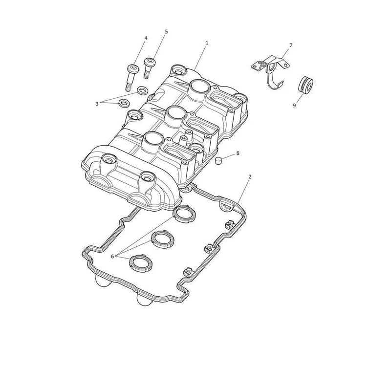 Couvercle d'Arbre à Cames Tiger Sport 1050 VIN à partir de 750470 Micro-Fiche