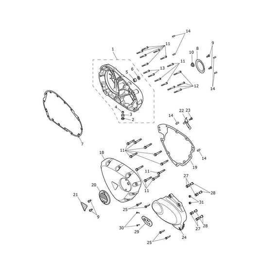 Couvercle Moteur Bonneville T120 Black VIN AD0139 à CM2827