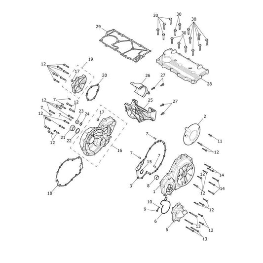 Couvercle Moteur Rocket 3 GT Micro-Fiche