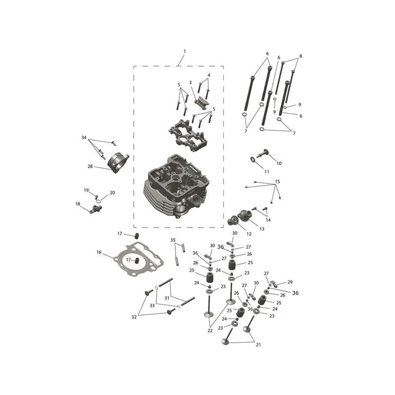 Culasse et Soupapes Scrambler 400 X Micro-Fiche