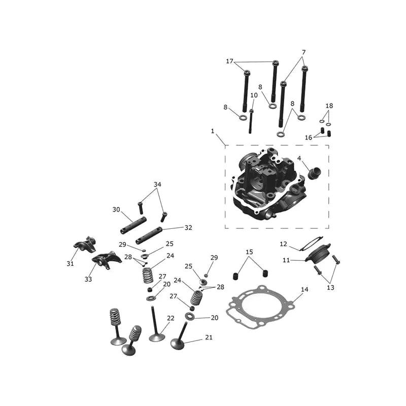 Culasse et Soupapes TF 450-C Micro-Fiche