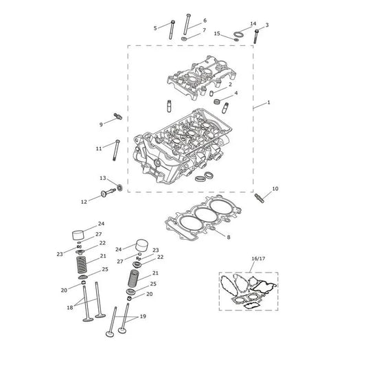 Culasse et Soupapes Trident 800 Micro-Fiche
