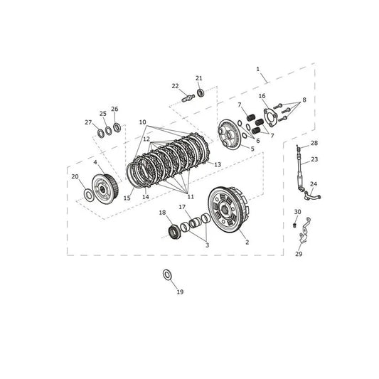 Embrayage Scrambler 900 VIN à partir de CM9964 Micro-Fiche